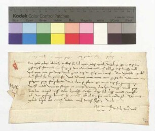 Jodocus Wind, Guardian zu Ulm, an Magdalena von Suntheim, Klosterfrau zu Söflingen