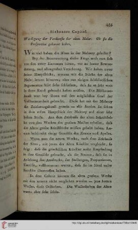 Siebentes Capitel