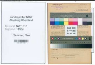 Entnazifizierung Else Stemmer , geb. 04.05.1914 (Buchhalterin)