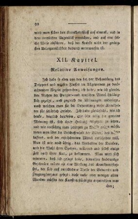 XII. Kapitel. Relative Anweisungen.