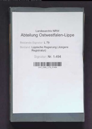 Gewerbliche Abgaben im Amt Schwalenberg, Band 1