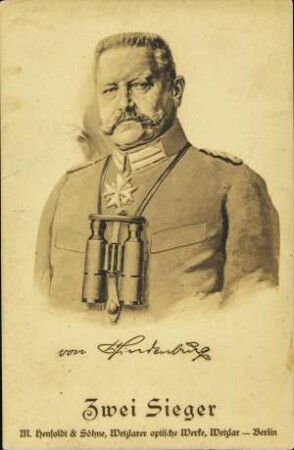 von Hindenburg - Zwei Sieger