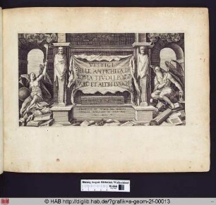 Vestigi delle antichita di Roma Tivoli Pozzuolo et altri luochi