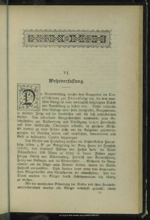 VI. Wehrverfassung