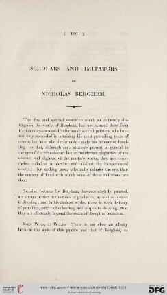 Scholars and Imitators of Nicholas Berghem