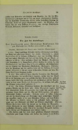 Sechstes Kapitel. Die Zeit der Karolinger
