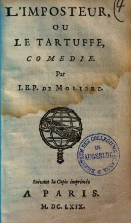 L' imposteur, ou le tartuffe : comédie