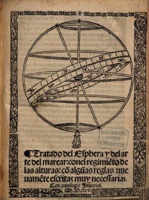 Tratado del Esphera y del arte del marear