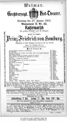 Prinz Friedrich von Homburg