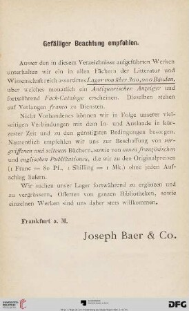Gefälliger Beachtung empfohlen