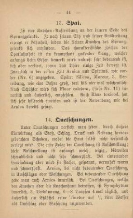 14. Quetschungen