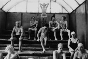 In der Sauna
