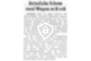 Autodiebe fuhren zwei Wagen zu Bruch