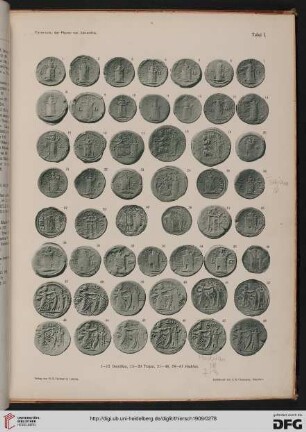 Tafel I-VIII