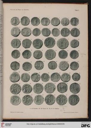 Tafel I-VIII