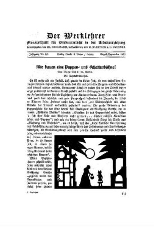 ¬Der¬ Werklehrer