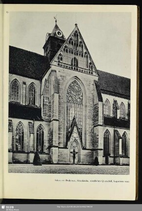 Salem am Bodensee, Abteikirche, nördliches Querschiff, begonnen 1299