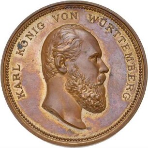 Preismedaille der Landesgewerbeausstellung in Stuttgart 1881