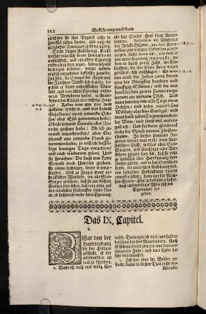 352-358, Das IX. Capitel