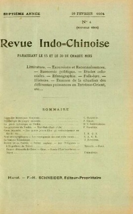 29 Fevrier 1904. No. 4
