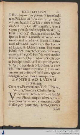Euntes Ad Ludum literarium.