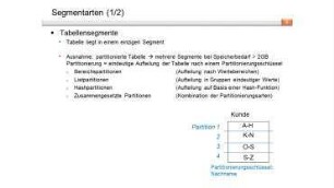 Speicherverwaltung - Speicherverwaltung Oracle