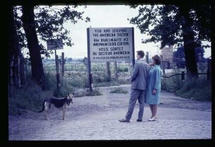 Grenze Waltersdf. Chaussee 15.8.65.