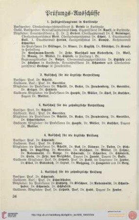 Prüfungs-Ausschüsse