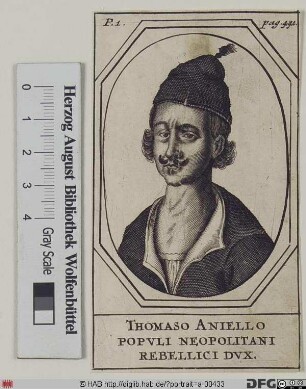 Bildnis Tommaso Aniello, gen. Masaniello