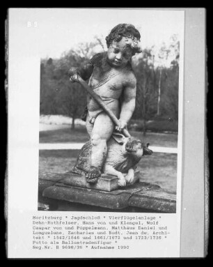 Putto mit Schwein