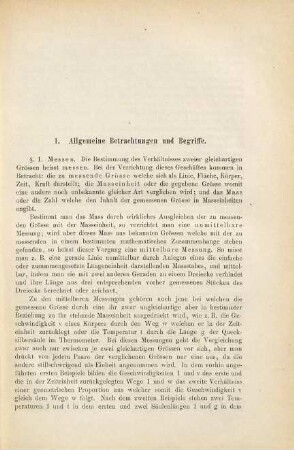 Elemente der Vermessungskunde : ein Lehrbuch der praktischen Geometrie, 1