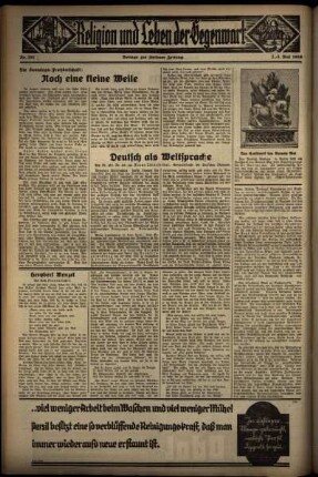 Vierte Ausgabe vom Sonntag, den 03. Mai 1936.