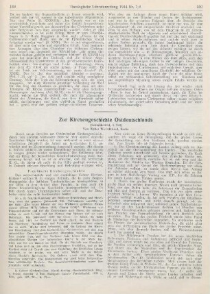 149-155 Zur Kirchengeschichte Ostdeutschlands
