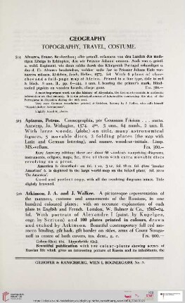 Geography (Nr. 314 - 374)