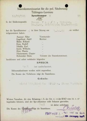 Vogl, Franz