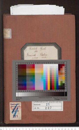 Protokollbuch der Gemeinde Rahm, 27.05.1908 - 16.06.1914