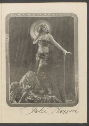 Cinematográficas - [Fotografía] : [Retrato de] Pola Negri