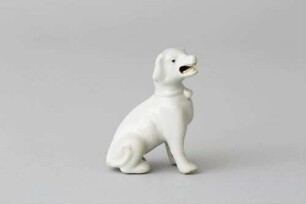 Sitzender Hund
