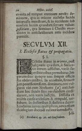 Seculum XII.