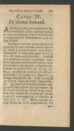 Caput IV. De Anima humana.