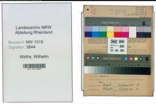 Entnazifizierung Wilhelm Wirths , geb. 04.01.1907 (Zahnarzt)