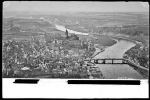 Blick auf Meißen, Luftbild