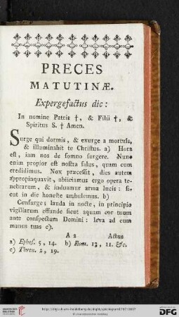Preces matutinae
