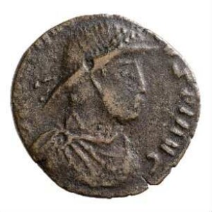 Münze, Aes 2, 25. August 383 - 28. August 388 n. Chr.