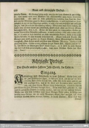 Achtzigste Predigt