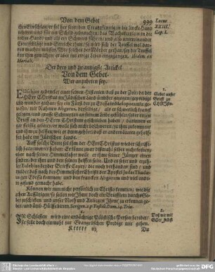 Der drey und zwantzigste Artickel Von dem Gebet
