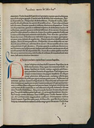 156r-158v, Incipit revelatio capitis Beati Ioannis Baptistae