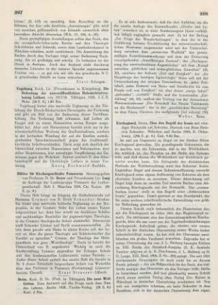 268-269 [Rezension] Kierkegaard, Søren, Über den Begriff der Ironie
