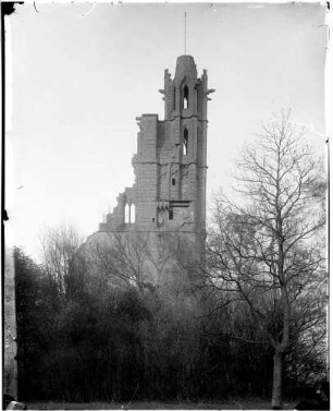 Klosterruine Limburg Ansicht Westseite Südturm