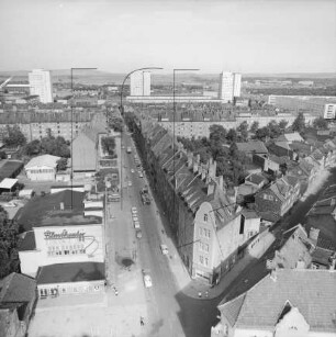 Stollbergstraße in Erfurt-Ilversgehofen : Blickrichtung Osten